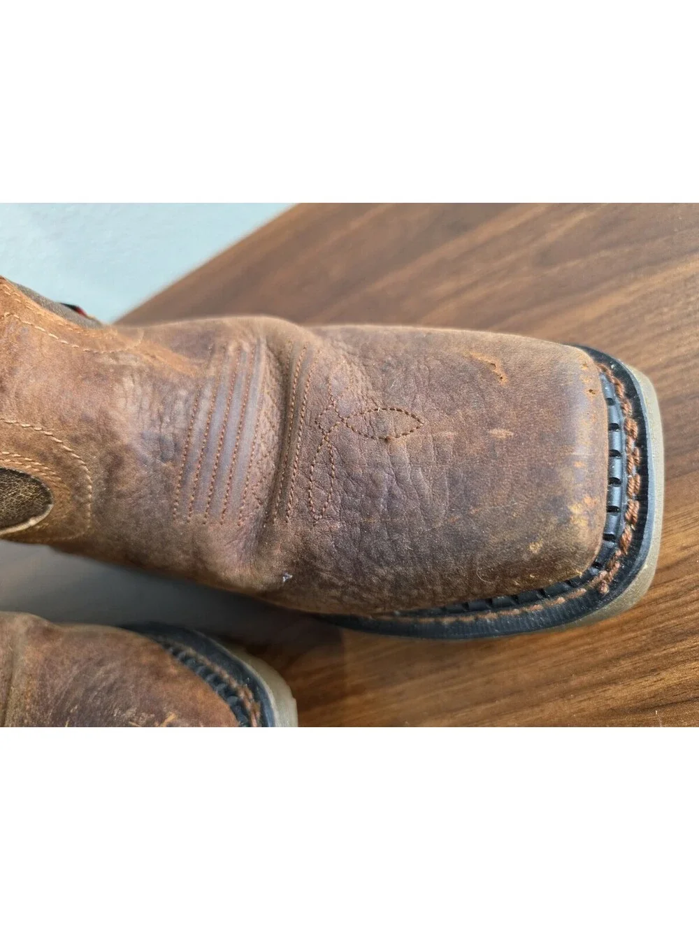 Tennessee Work Boot Co. Leather Cowboy/Work Boot, Steel Toe, Waterproof Mens 8W